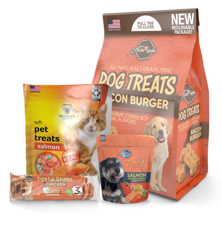 Flexible Packaging Pet food products