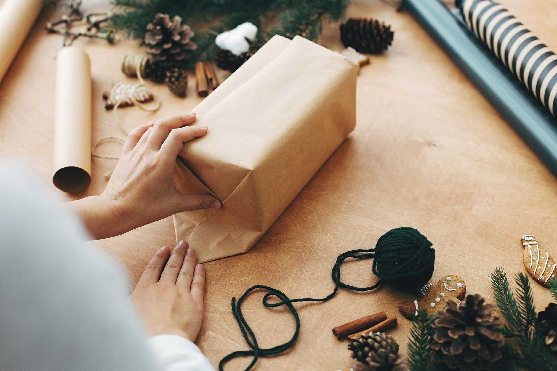 Wrapping gifts