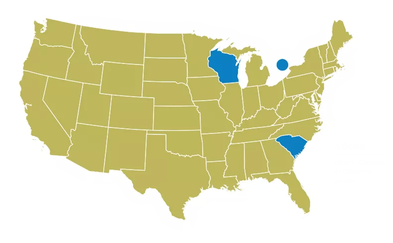 Sonoco Flatstack Locations Map