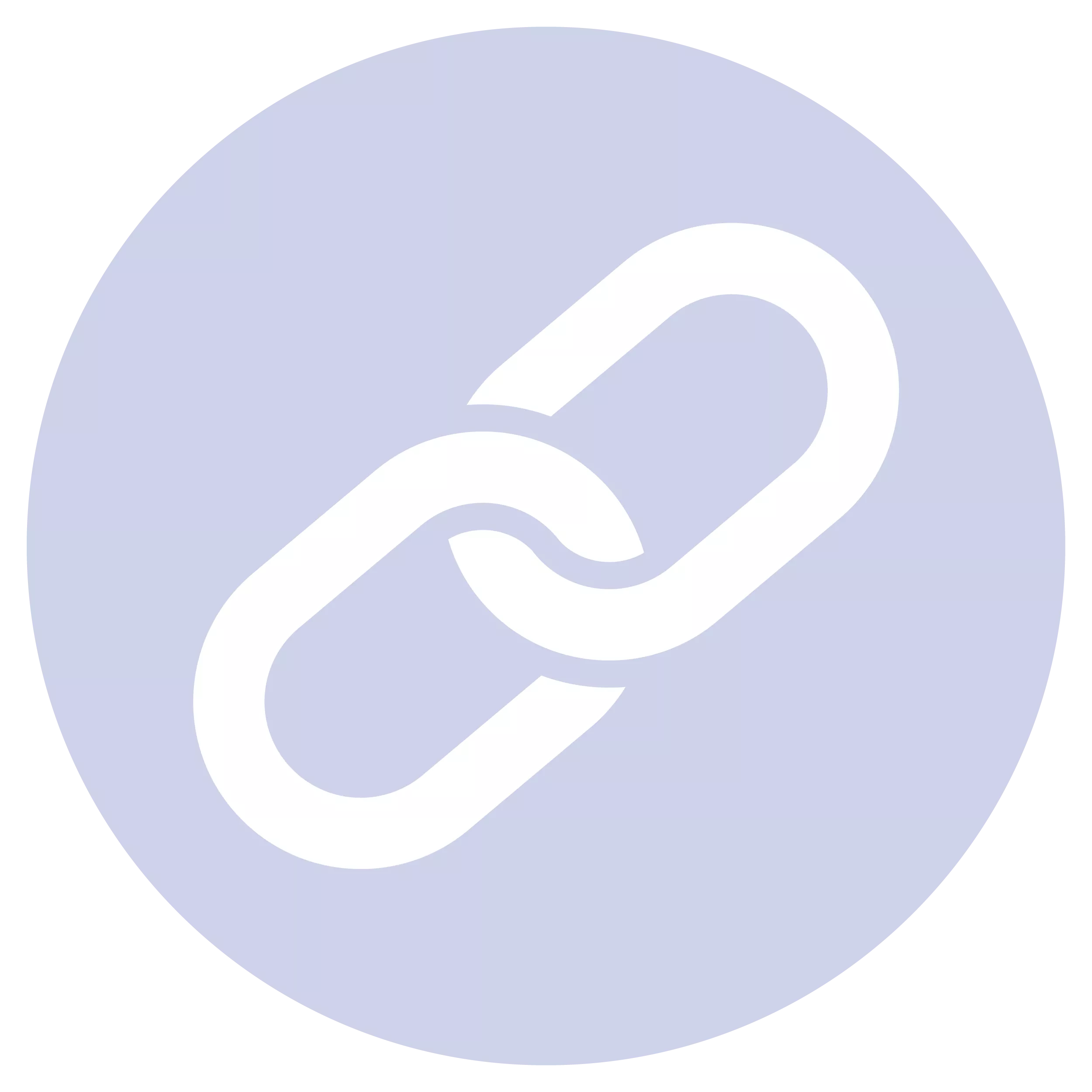 Supply Chain Efficiency Logo - Chain on Purple