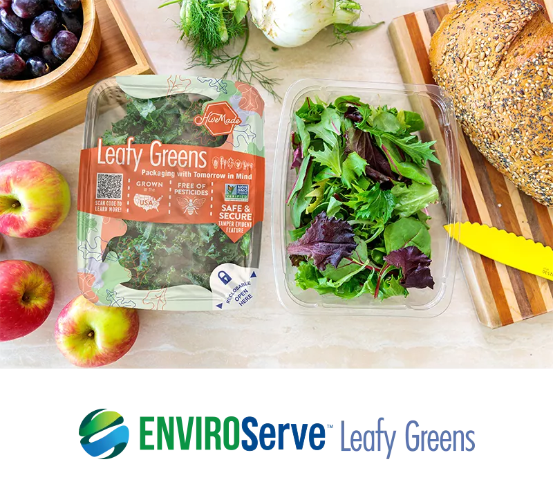 EnviroServe Leafy Greens Packaging Leafy Greens Salad Packaging