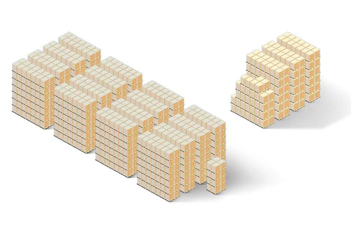 image of cubes stacked