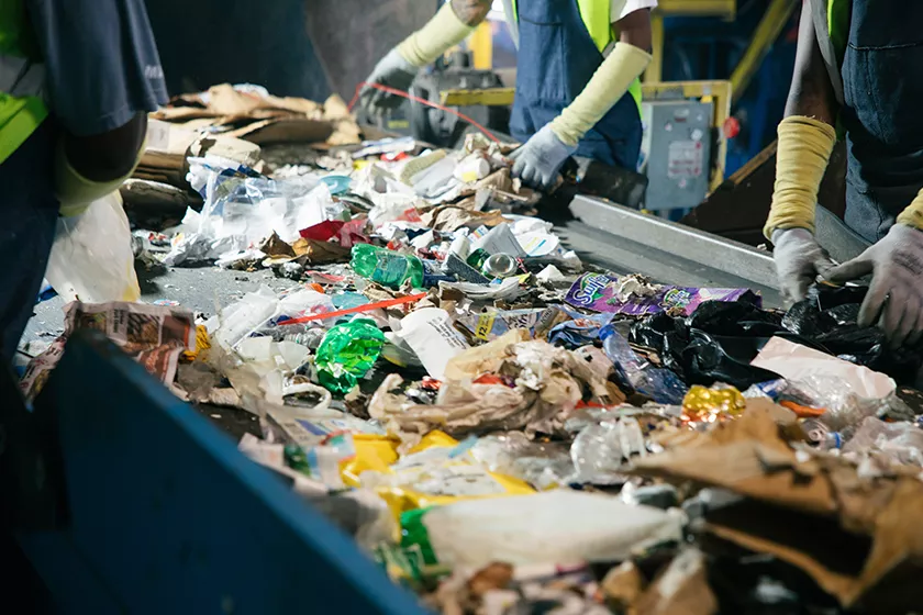 Sonoco Recycle MRF Sorting Recycle MRF Sorting