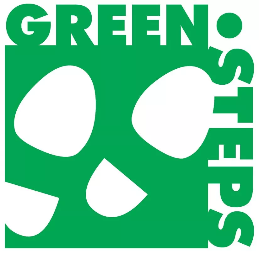 Green Steps logo.