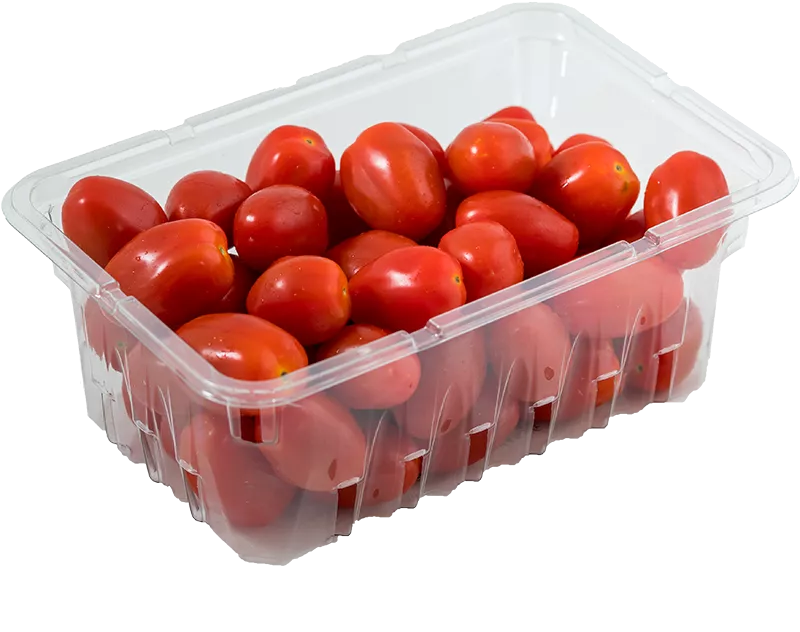 Punnet Punnet full of grape tomatoes