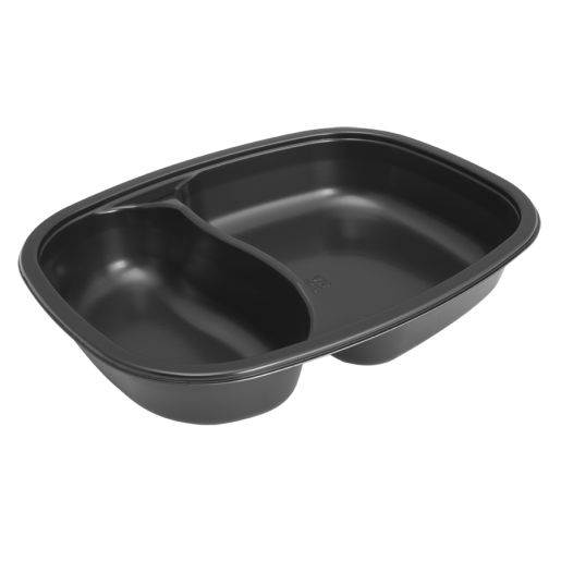 Sonoco Two Cell Oval Tray 25.9oz