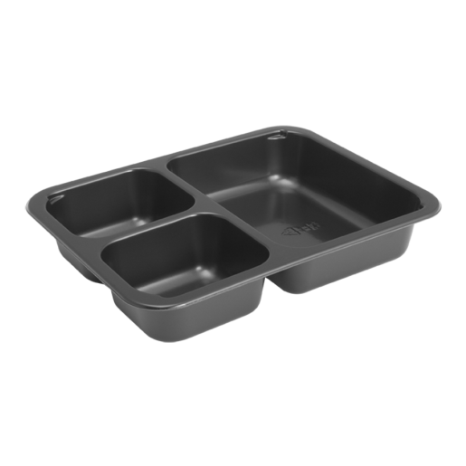 Sonoco Three Cell Rectangle Tray 28.5oz