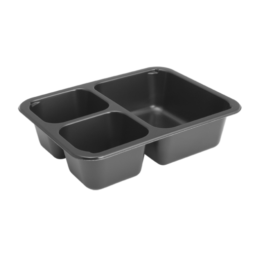 Sonoco Three Cell Rectangle Tray 39.4oz