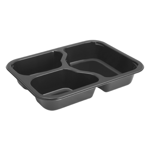 Sonoco Rectangular 3 Compartment Tray 25.7oz
