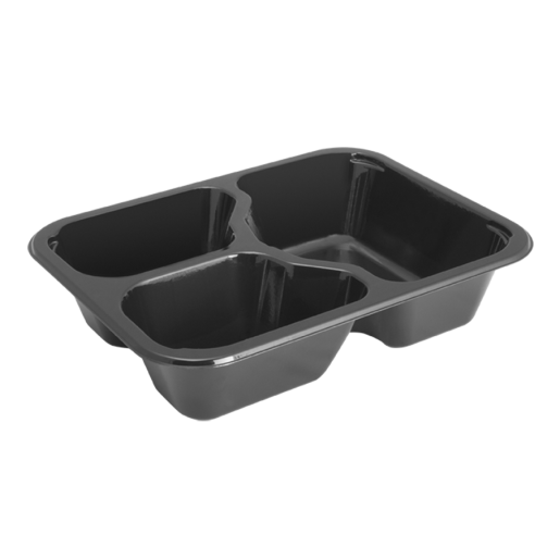 Sonoco Rectangular 3 Compartment Tray 29.6oz