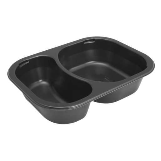 Sonoco Two Cell Rectangular Tray 16.5oz