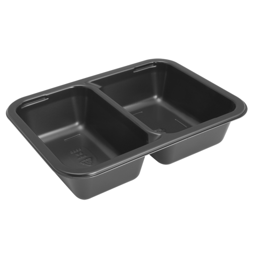 Sonoco Two Cell Rectangular Tray 22oz
