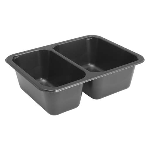 Sonoco Two Compartment Rectangular Tray 45.7oz