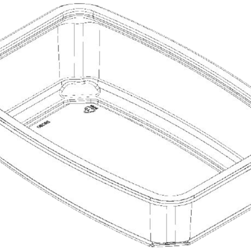 11oz Salad Tub with Snap Over Lid
