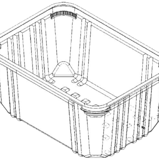 Truncated 1 Lb Spring Mix Base (With Waffel Bottom Pattern)
