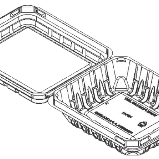 6 oz Blueberry Clamshell