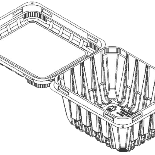 One Dry Pint Clamshell