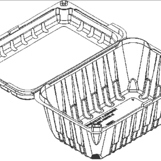 1 Lb Standard “Light Gauge” With Flat Lid