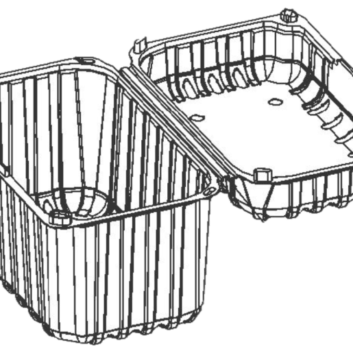 10/2 lb Grape Clamshell