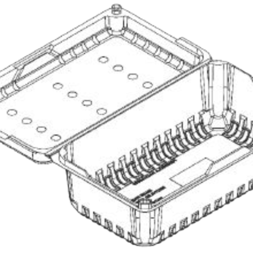 2 lb 8 Down Berry Clamshell