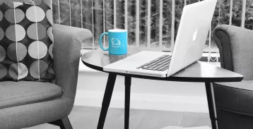 Mug on table