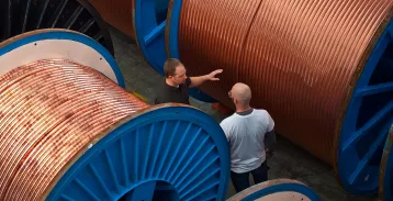 Steel reels.
