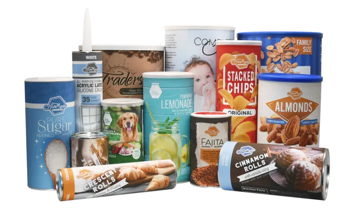 Rigid Paper Containers collage