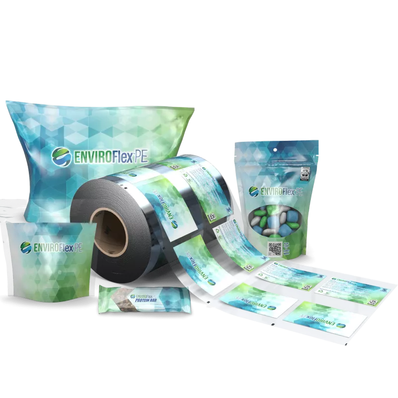 Enviroflex PE pouches, wrap and film