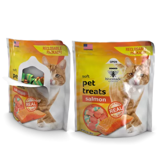 Cat Treat Pouch with SmartSeal Technology