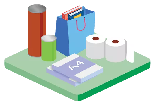 Recycle Consumer Goods graphic