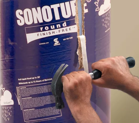 How To Remove Sonotube From Concrete