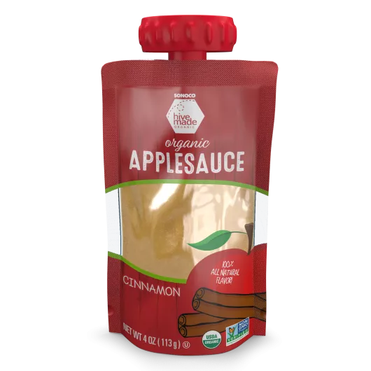 Applesauce in pouch