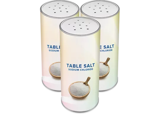 Table salt dispensers